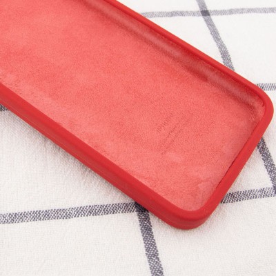 Чехол Silicone Case Square Full Camera Protective (AA) для Apple iPhone 11 Pro Max (6.5") Красный / Camellia Чехол Silicone Case Square Full Camera Protective (AA) для Apple iPhone 11 Pro Max (6.5") Красный / Camellia