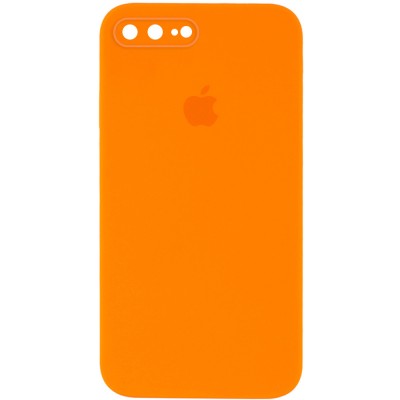 Чехол Silicone Case Square Full Camera Protective (AA) для Apple iPhone 7 plus / 8 plus (5.5") Оранжевый / Bright Orange Чехол Silicone Case Square Full Camera Protective (AA) для Apple iPhone 7 plus / 8 plus (5.5") Оранжевый / Bright Orange