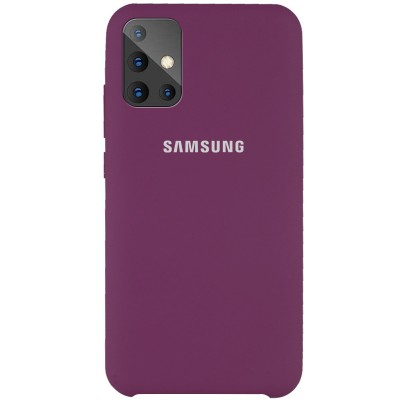 Чехол Silicone Cover (AAA) для Samsung Galaxy A71 Фиолетовый / Grape