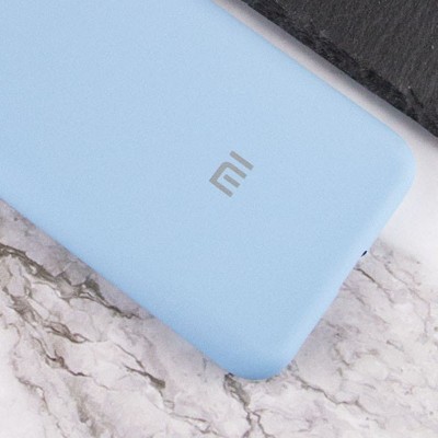 Чехол Silicone Cover Full Camera (AA) для Xiaomi Redmi 10C Голубой / Lilac Blue
