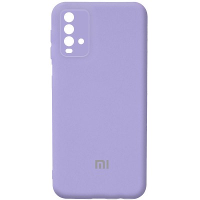 Чехол Silicone Cover Full Camera (AA) для Xiaomi Redmi Note 9 4G / Redmi 9 Power / Redmi 9T Сиреневый / Dasheen