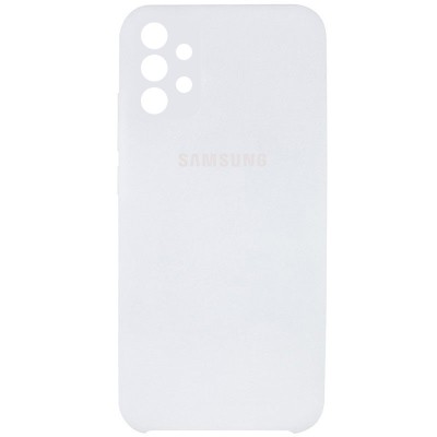 Чехол Silicone Cover Full Camera (AAA) для Samsung Galaxy A32 4G Белый / White