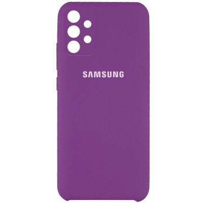 Чехол Silicone Cover Full Camera (AAA) для Samsung Galaxy A32 4G Фиолетовый / Grape