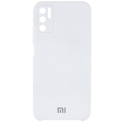 Чехол Silicone Cover Full Camera (AAA) для Xiaomi Redmi Note 10 5G / Poco M3 Pro Белый / White