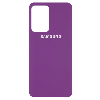 Чехол Silicone Cover Full Protective (AA) для Samsung Galaxy A72 4G / A72 5G Фиолетовый / Grape