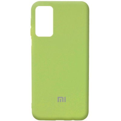 Чехол Silicone Cover Full Protective (AA) для Xiaomi Redmi Note 10 Pro / 10 Pro Max Мятный / Mint