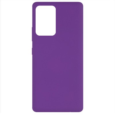 Чехол Silicone Cover Full without Logo (A) для Samsung Galaxy A52 4G / A52 5G / A52s Фиолетовый / Purple
