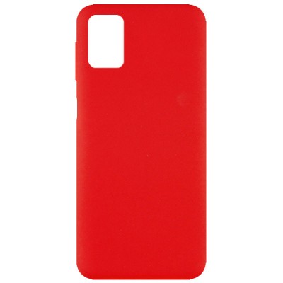 Чехол Silicone Cover Full without Logo (A) для Samsung Galaxy M51 Красный / Red