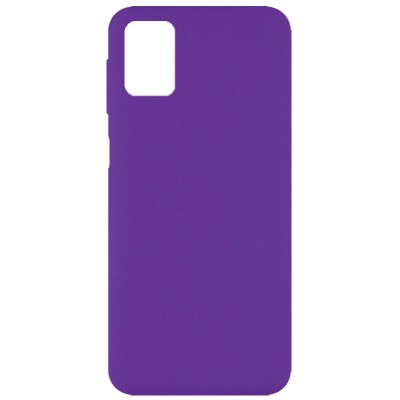 Чехол Silicone Cover Full without Logo (A) для Samsung Galaxy M51 Фиолетовый / Purple