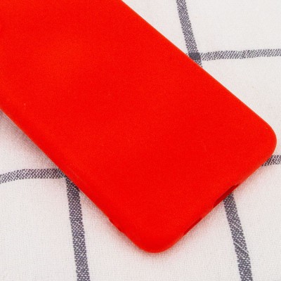 Чехол Silicone Cover Full without Logo (A) для Xiaomi Poco X3 NFC / Poco X3 Pro Красный / Red