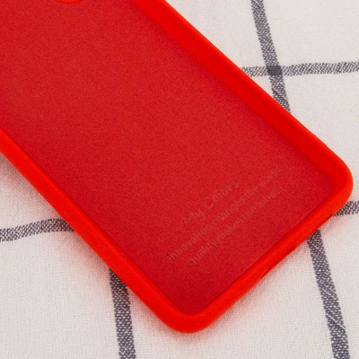 Чехол Silicone Cover Full without Logo (A) для Xiaomi Poco X3 NFC / Poco X3 Pro Красный / Red