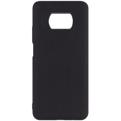 Чехол Silicone Cover Full without Logo (A) для Xiaomi Poco X3 NFC / Poco X3 Pro Черный / Black