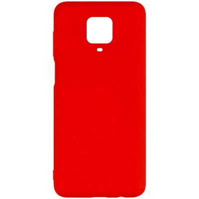 Чехол Silicone Cover Full without Logo (A) для Xiaomi Redmi Note 9s / Note 9 Pro / Note 9 Pro Max Красный / Red