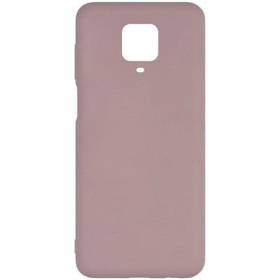Чехол Silicone Cover Full without Logo (A) для Xiaomi Redmi Note 9s / Note 9 Pro / Note 9 Pro Max Розовый / Pink Sand