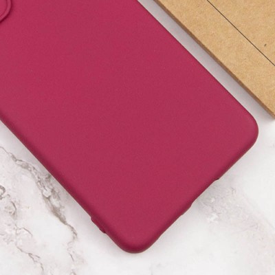 Купити Чехол Silicone Cover Lakshmi Full Camera (A) для Motorola Moto G54 Бордовый / Marsala