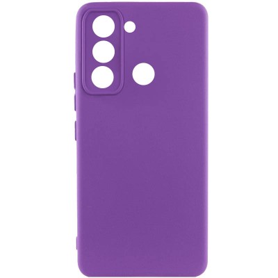 Купити Чехол Silicone Cover Lakshmi Full Camera (A) для TECNO Spark 8C Фиолетовый / Purple