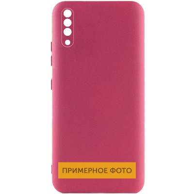 Чехол Silicone Cover Lakshmi Full Camera (A) для ZTE Blade A51 Бордовый / Marsala