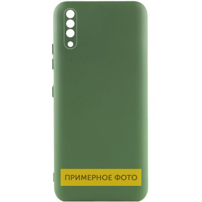Чехол Silicone Cover Lakshmi Full Camera (A) для ZTE Blade A51 Зеленый / Dark green