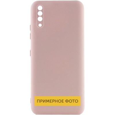 Чехол Silicone Cover Lakshmi Full Camera (A) для ZTE Blade A51 Розовый / Pink Sand