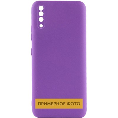 Чехол Silicone Cover Lakshmi Full Camera (A) для ZTE Blade A51 Фиолетовый / Purple
