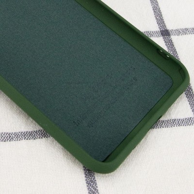 Чехол Silicone Cover My Color Full Camera (A) для Oppo A54 4G Зеленый / Dark green