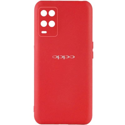 Чехол Silicone Cover My Color Full Camera (A) для Oppo A54 4G Красный / Red