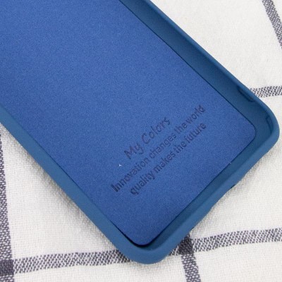 Чехол Silicone Cover My Color Full Camera (A) для Oppo A54 4G Синий / Navy blue