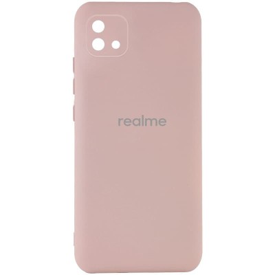 Чехол Silicone Cover My Color Full Camera (A) для Realme C11 (2021) / C20 Розовый / Pink Sand