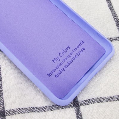 Чехол Silicone Cover My Color Full Camera (A) для Realme C11 (2021) / C20 Сиреневый / Dasheen