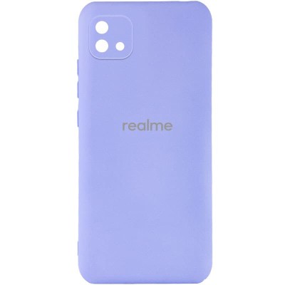 Чехол Silicone Cover My Color Full Camera (A) для Realme C11 (2021) / C20 Сиреневый / Dasheen