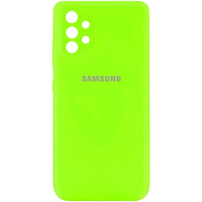 Чехол Silicone Cover My Color Full Camera (A) для Samsung Galaxy A72 4G / A72 5G Салатовый / Neon green
