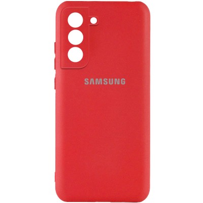 Чехол Silicone Cover My Color Full Camera (A) для Samsung Galaxy S21 Красный / Red