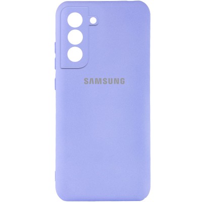Чехол Silicone Cover My Color Full Camera (A) для Samsung Galaxy S21 Сиреневый / Dasheen