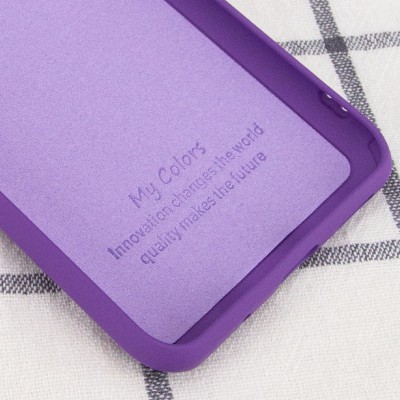 Чехол Silicone Cover My Color Full Camera (A) для Samsung Galaxy S21 Фиолетовый / Purple