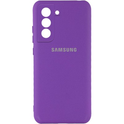 Чехол Silicone Cover My Color Full Camera (A) для Samsung Galaxy S21 Фиолетовый / Purple