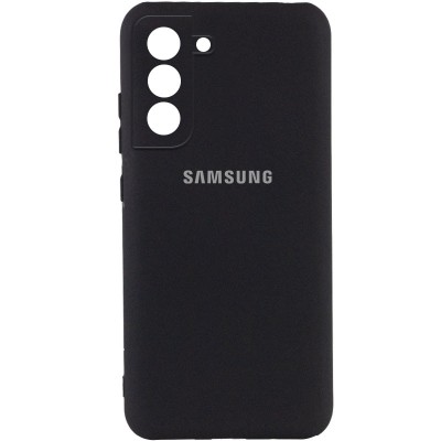 Чехол Silicone Cover My Color Full Camera (A) для Samsung Galaxy S21 Черный / Black