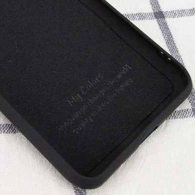 Чехол Silicone Cover My Color Full Camera (A) для Samsung Galaxy S21 Черный / Black