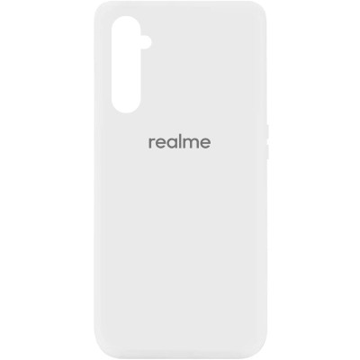 Чехол Silicone Cover My Color Full Protective (A) для Realme 6 Pro Белый / White