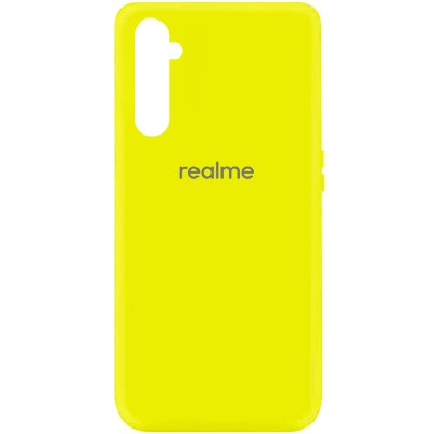 Чехол Silicone Cover My Color Full Protective (A) для Realme 6 Pro Желтый / Flash