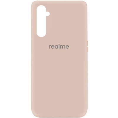 Чехол Silicone Cover My Color Full Protective (A) для Realme 6 Pro Розовый / Pink Sand