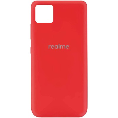 Чехол Silicone Cover My Color Full Protective (A) для Realme C11 Красный / Red