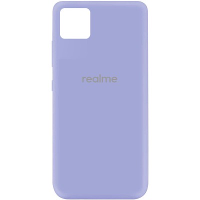 Чехол Silicone Cover My Color Full Protective (A) для Realme C11 Сиреневый / Dasheen
