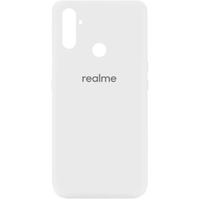 Чехол Silicone Cover My Color Full Protective (A) для Realme C3 / 5i Белый / White