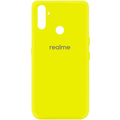 Чехол Silicone Cover My Color Full Protective (A) для Realme C3 / 5i Желтый / Flash