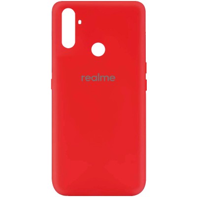 Чехол Silicone Cover My Color Full Protective (A) для Realme C3 / 5i Красный / Red