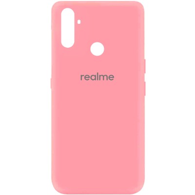 Чехол Silicone Cover My Color Full Protective (A) для Realme C3 / 5i Розовый / Pink