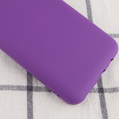 Чехол Silicone Cover My Color Full Protective (A) для Samsung Galaxy A02 Фиолетовый / Purple