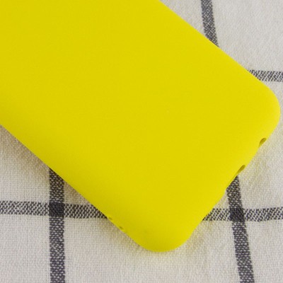 Чехол Silicone Cover My Color Full Protective (A) для Samsung Galaxy A02s Желтый / Flash