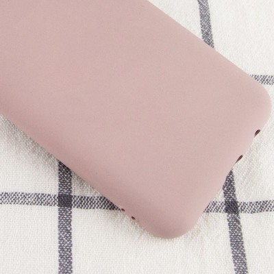 Чехол Silicone Cover My Color Full Protective (A) для Samsung Galaxy A02s Розовый / Pink Sand