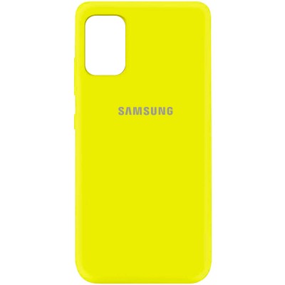Чехол Silicone Cover My Color Full Protective (A) для Samsung Galaxy A41 Желтый / Flash